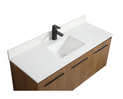 Elegant Bathroom Vanity - Walnut Brown (VF44548WB-BS)