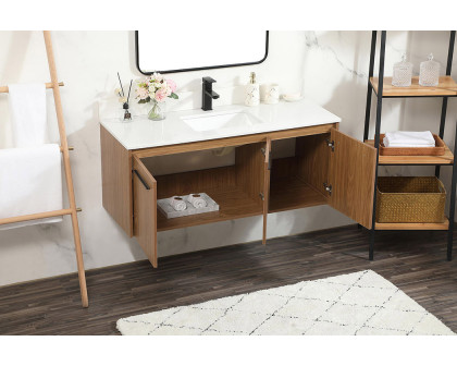 Elegant Bathroom Vanity - Walnut Brown (VF44548WB-BS)