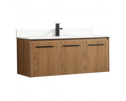 Elegant Bathroom Vanity - Walnut Brown (VF44548WB-BS)