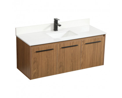 Elegant Bathroom Vanity - Walnut Brown (VF44548WB-BS)