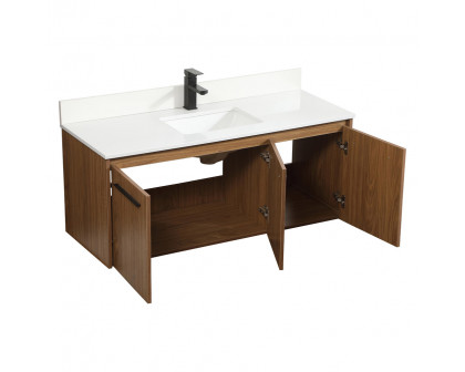 Elegant Bathroom Vanity - Walnut Brown (VF44548WB-BS)