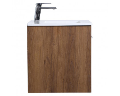 Elegant Bathroom Vanity - Walnut Brown, L 24" (VF45024WB)