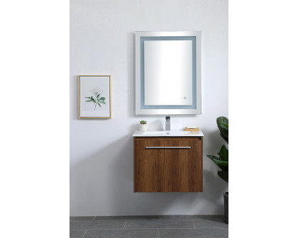 Elegant Bathroom Vanity - Walnut Brown, L 24" (VF45024WB)