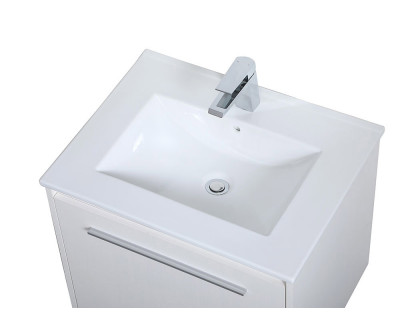 Elegant Bathroom Vanity - White, L 24" (VF45024WH)