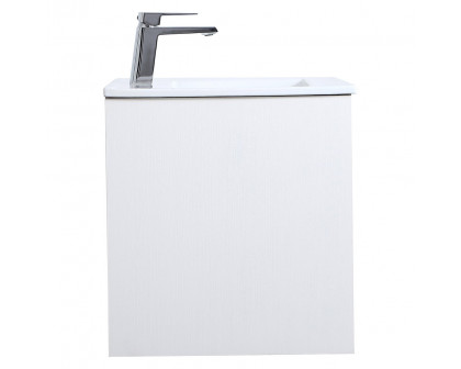 Elegant Bathroom Vanity - White, L 24" (VF45024WH)