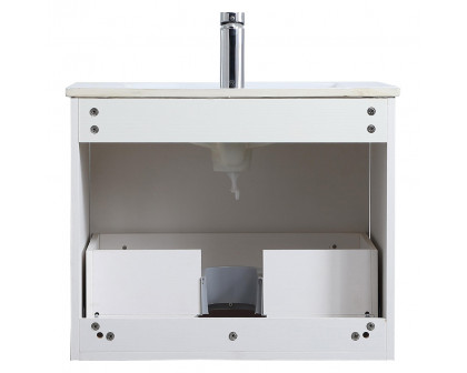 Elegant Bathroom Vanity - White, L 24" (VF45024WH)