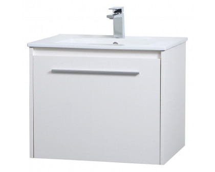 Elegant Bathroom Vanity - White, L 24" (VF45024WH)