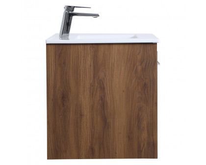 Elegant Bathroom Vanity - Walnut Brown, L 30" (VF45030WB)