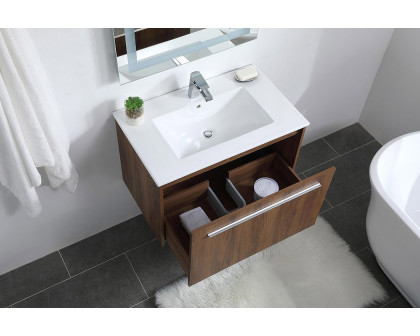 Elegant Bathroom Vanity - Walnut Brown, L 30" (VF45030WB)