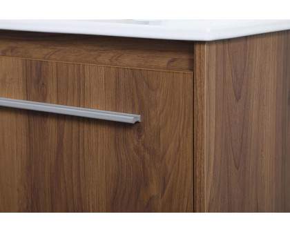 Elegant Bathroom Vanity - Walnut Brown, L 30" (VF45030WB)