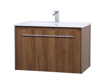 Elegant Bathroom Vanity - Walnut Brown, L 30" (VF45030WB)