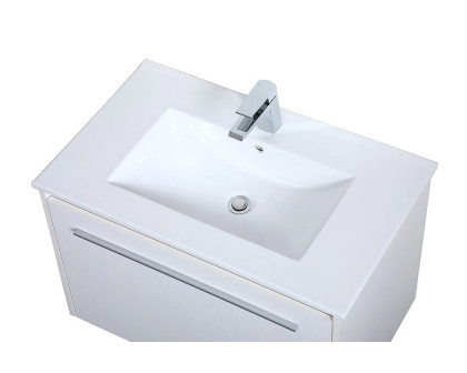 Elegant Bathroom Vanity - White, L 30" (VF45030WH)