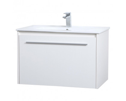 Elegant Bathroom Vanity - White, L 30" (VF45030WH)