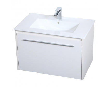 Elegant Bathroom Vanity - White, L 30" (VF45030WH)