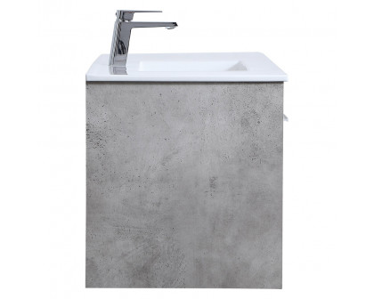 Elegant Bathroom Vanity - Concrete Gray, L 36" (VF45036CG)