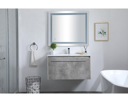 Elegant Bathroom Vanity - Concrete Gray, L 36" (VF45036CG)