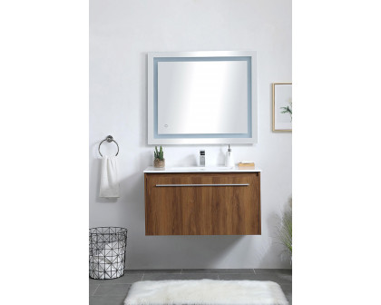 Elegant Bathroom Vanity - Walnut Brown, L 36" (VF45036WB)