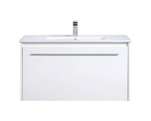 Elegant Bathroom Vanity - White, L 36" (VF45036WH)