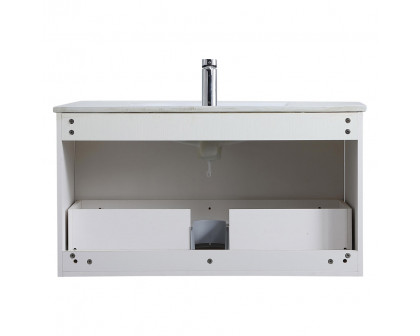 Elegant Bathroom Vanity - White, L 36" (VF45036WH)