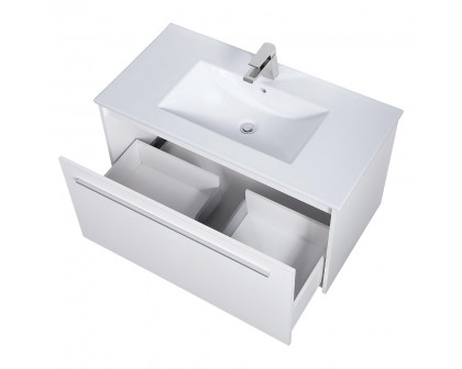 Elegant Bathroom Vanity - White, L 36" (VF45036WH)