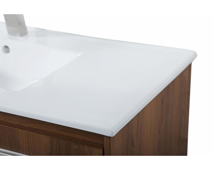 Elegant Bathroom Vanity - Walnut Brown, L 40" (VF45040WB)