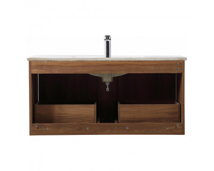 Elegant Bathroom Vanity - Walnut Brown, L 40" (VF45040WB)