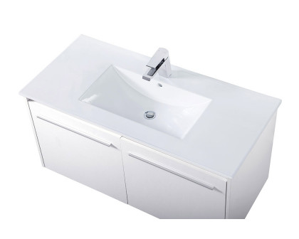 Elegant Bathroom Vanity - White, L 40" (VF45040WH)