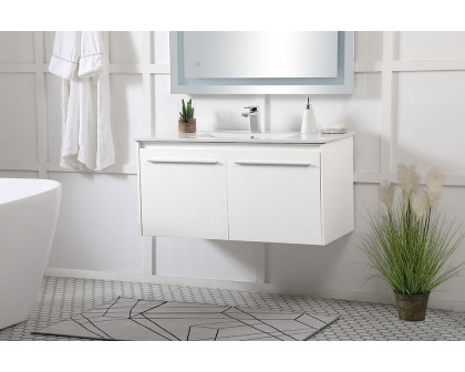 Elegant Bathroom Vanity - White, L 40" (VF45040WH)