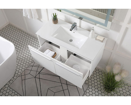 Elegant Bathroom Vanity - White, L 40" (VF45040WH)