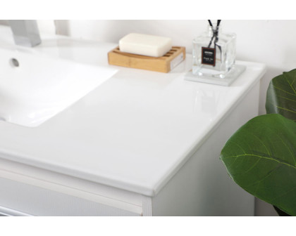 Elegant Bathroom Vanity - White, L 40" (VF45040WH)