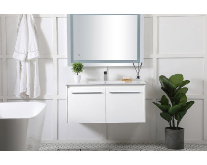 Elegant Bathroom Vanity - White, L 40" (VF45040WH)