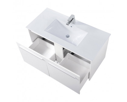 Elegant Bathroom Vanity - White, L 40" (VF45040WH)