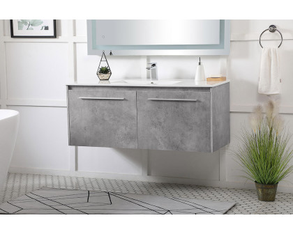 Elegant Bathroom Vanity - Concrete Gray, L 48" (VF45048CG)