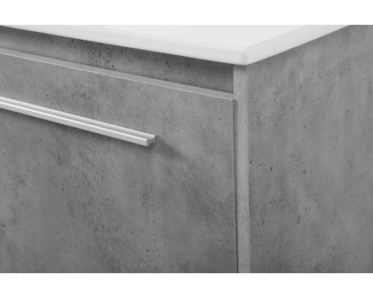 Elegant Bathroom Vanity - Concrete Gray, L 48" (VF45048CG)