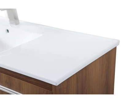 Elegant Bathroom Vanity - Walnut Brown, L 48" (VF45048WB)