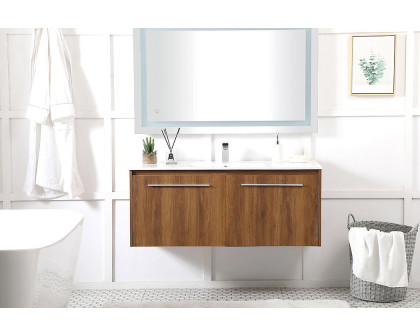 Elegant Bathroom Vanity - Walnut Brown, L 48" (VF45048WB)