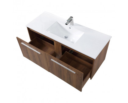 Elegant Bathroom Vanity - Walnut Brown, L 48" (VF45048WB)