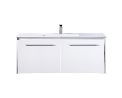 Elegant Bathroom Vanity - White, L 48" (VF45048WH)