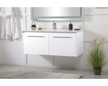 Elegant Bathroom Vanity - White, L 48" (VF45048WH)