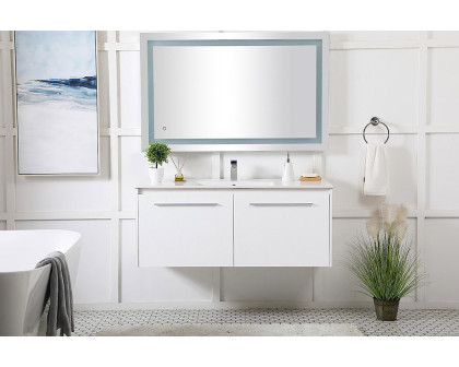 Elegant Bathroom Vanity - White, L 48" (VF45048WH)