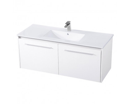 Elegant Bathroom Vanity - White, L 48" (VF45048WH)