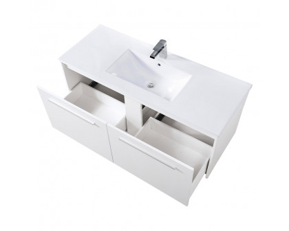 Elegant Bathroom Vanity - White, L 48" (VF45048WH)