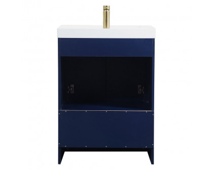 Elegant Bathroom Vanity - Blue, L 24" (VF46024MBL)