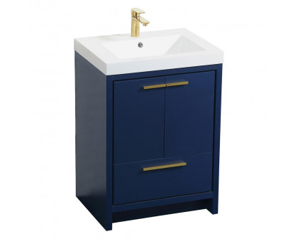 Elegant Bathroom Vanity - Blue, L 24" (VF46024MBL)