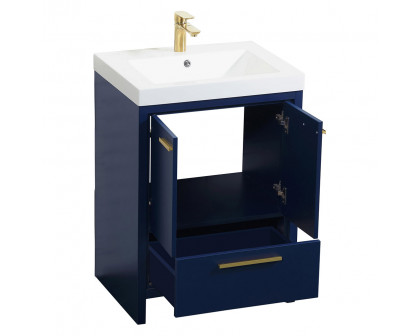 Elegant Bathroom Vanity - Blue, L 24" (VF46024MBL)