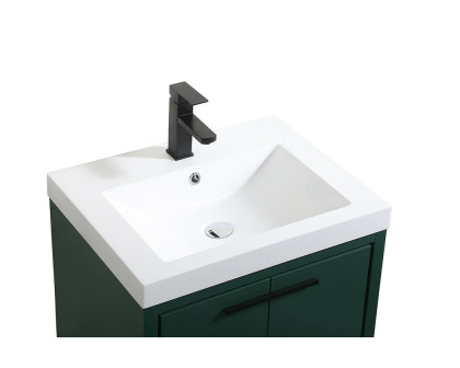 Elegant Bathroom Vanity - Green, L 24" (VF46024MGN)