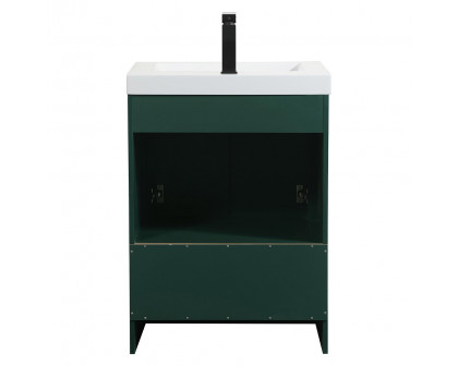 Elegant Bathroom Vanity - Green, L 24" (VF46024MGN)