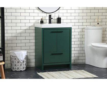 Elegant Bathroom Vanity - Green, L 24" (VF46024MGN)