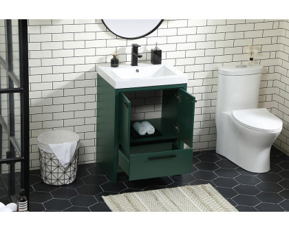 Elegant Bathroom Vanity - Green, L 24" (VF46024MGN)