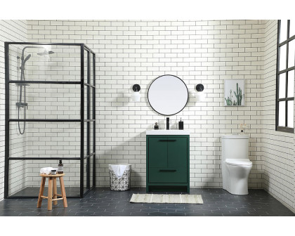 Elegant Bathroom Vanity - Green, L 24" (VF46024MGN)